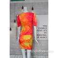 DTY Tie-die Fabric para traje de mujer